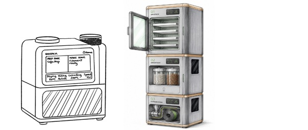 Dos alternativas iniciales antes de seleccionar la configuración modular.
